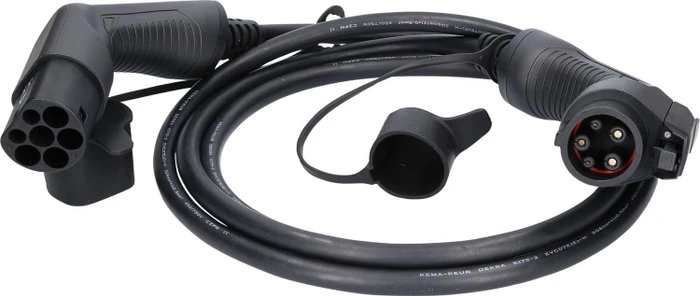KS Tools efuturo Ladekabel gerade Typ 2 auf Typ1, 7.4kW, 3m