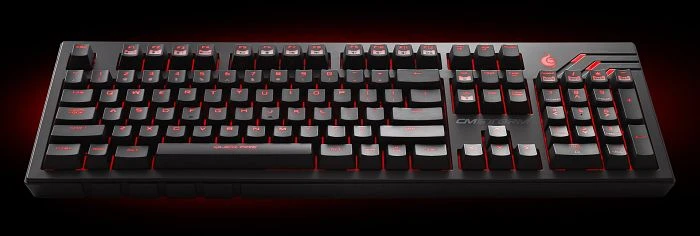 Cooler Master CM Storm Quick Fire Ultimate Red Backlight, MX BROWN, USB, DE