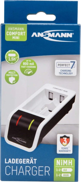 Ansmann Comfort Mini inkl. 2x AA NiMh 2100mAh