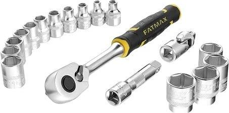 Stanley FatMax Steckschlüsselsatz inkl. Werkzeugbox, 18-tlg.
