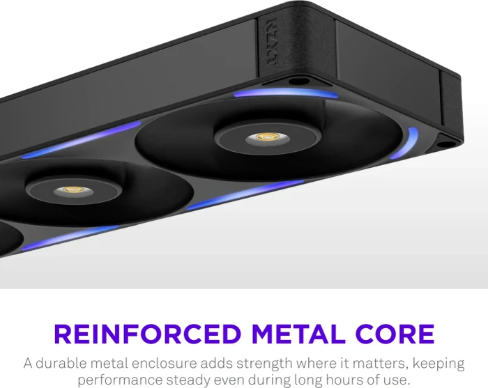 NZXT F Series F360X, schwarz, 3x 120mm