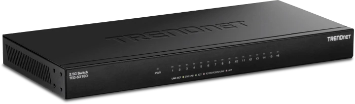 TRENDnet TEG-S Desktop 2.5G Switch, 16x RJ-45