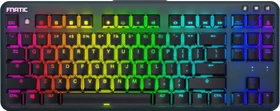 Fnatic miniSTREAK Tenkeyless Mechanical Keyboard, MX SILENT RGB RED, USB, US