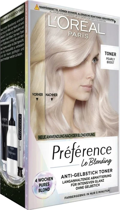 L'Oréal Préférence Le Blonding Toner Blondierung 02 pearly boost