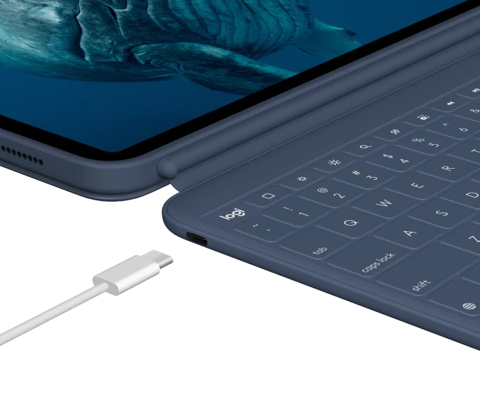 Logitech Rugged Combo 4c Touch für iPad 10/iPad 11 A16, Classic Blue, CH