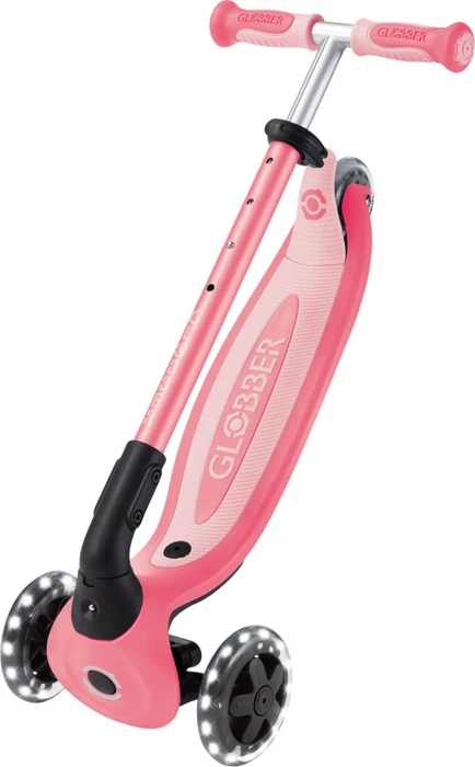 Globber Go Up Baby 360 Lights Kickboard rosa/schwarz