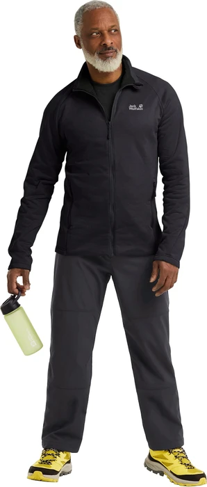 Jack Wolfskin Peak District FZ Jacke schwarz (Herren)