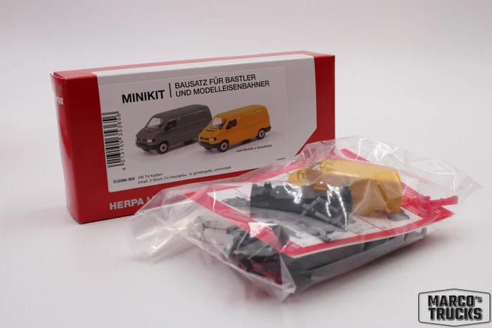 Herpa MiniKit VW T4 Kasten grau/ginstergelb