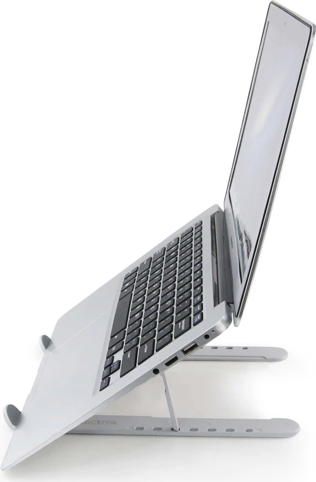 Dicota Portable Stand, Notebook-Stand, grau