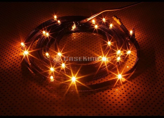 NZXT Sleeved LED Kit orange 200cm, 24 LED