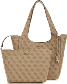 Guess Calista 4G-Logo Shopper latte logo/brown