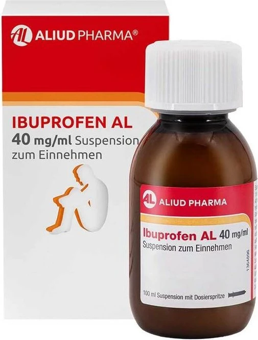 Aliud Ibuprofen AL 40mg/ml Suspension, 100ml