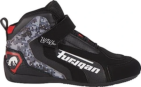 Furygan V4 Vented schwarz/grau/weiß/rot