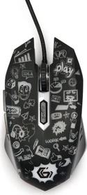 Gembird Optical LED Mouse 6B-02 Grafix, Motiv, USB (MUS-6B-GRAFIX-01)