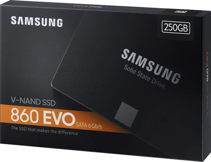 Samsung SSD 860 EVO 250GB, 2.5" / SATA 6Gb/s