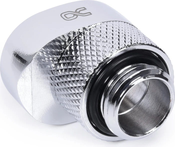 Alphacool Eiszapfen Versatzstück 8mm G1/4" AG auf G1/4" IG drehbar, chrome