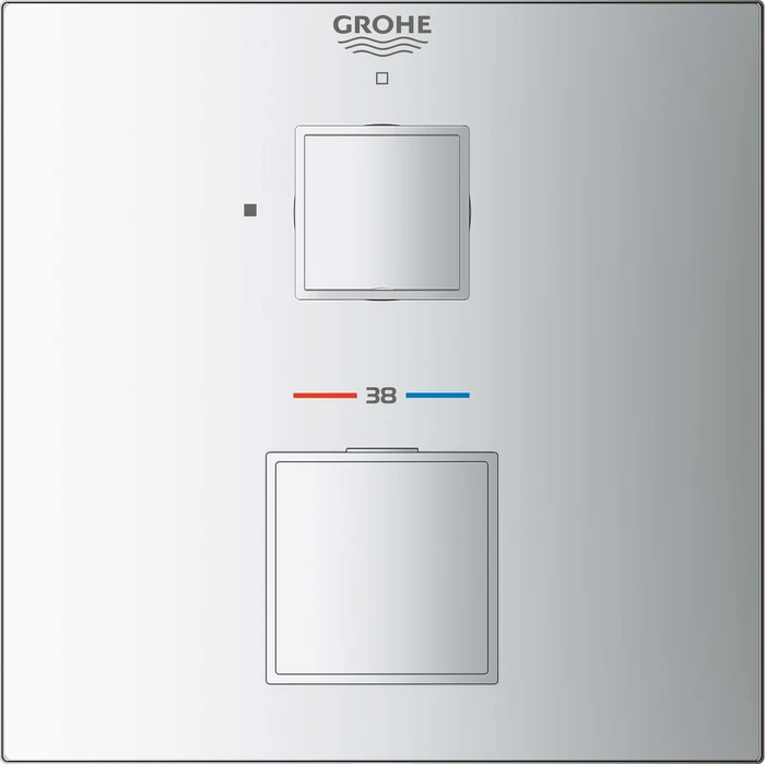 Grohe Grohtherm Cube Thermostat-Brausearmatur chrom
