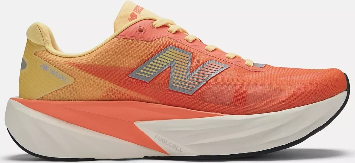 New Balance FuelCell Rebel v5 tangerine heat/silver metallic (Herren)