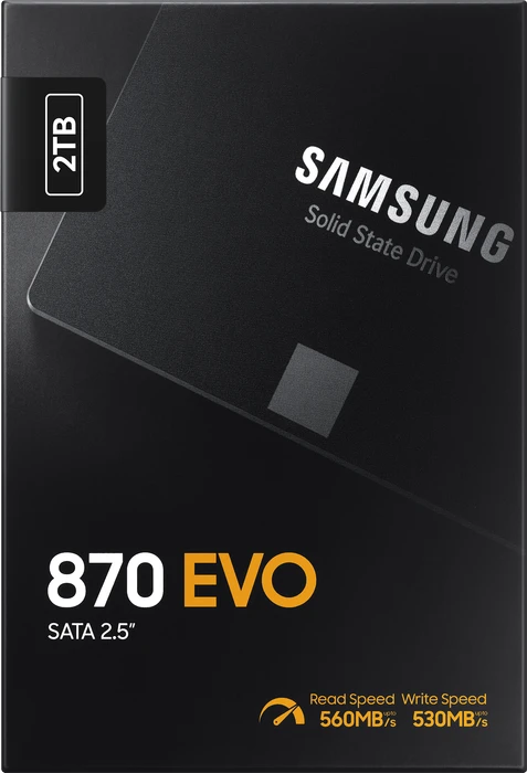 Samsung SSD 870 EVO 2TB, 2.5" / SATA 6Gb/s