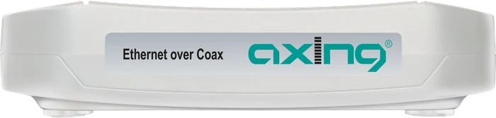 Axing EOC 1-32 Ethernet over Coax, F-Buchse/Koaxial G.hn, 2x RJ-45