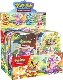 Pokémon - Karmesin & Purpur Prismatische Entwicklungen Mini Tin (verschiedene Ausführungen)