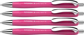 Schneider Slider Rave XB Kugelschreiber pink/silber, 4er-Pack