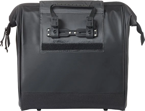 Basil Grand Tarpaulin Shopper MIK Hooks Gepäcktasche schwarz