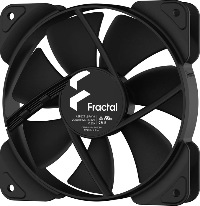 Fractal Design Aspect 12 PWM, schwarz, 120mm