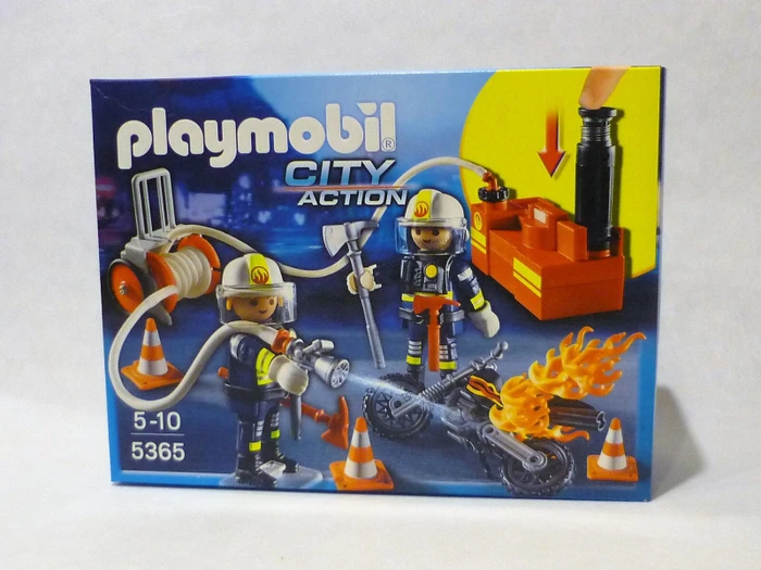 playmobil City Action Feuerwehrmänner mit Löschpumpe