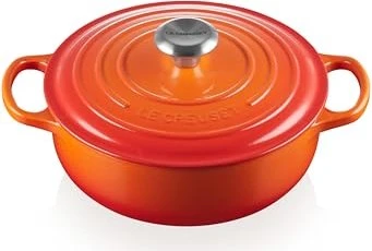 Le Creuset Signature Gusseisen Sauteuse rund 24cm 3.4l