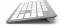 Hama KW-700 Wireless Slim-Design Tastatur, silber/weiß, USB, DE Vorschaubild