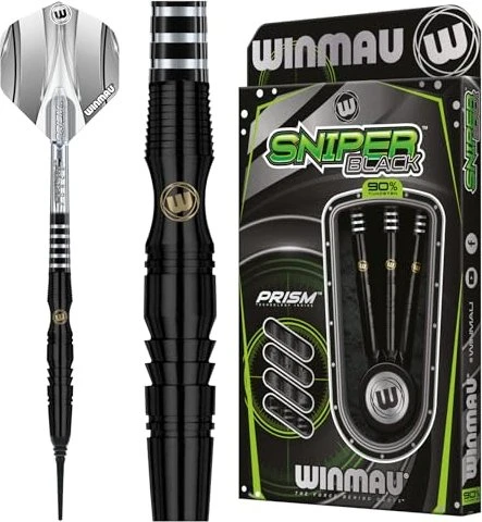 Winmau Sniper Black Steel Dart Dartpfeil 20g