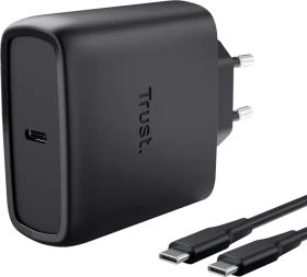 Trust Maxo USB-C-Ladegerät GaN 65W schwarz
