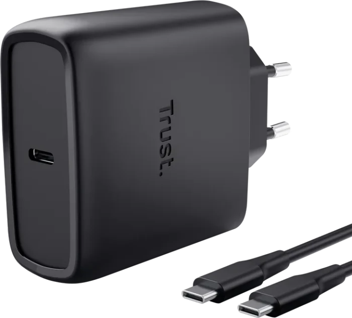 Trust Maxo USB-C-Ladegerät GaN 65W schwarz
