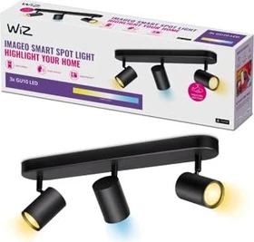 WiZ Imageo GU10 Spot 3-flammig schwarz