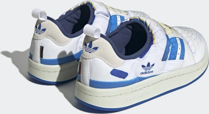 adidas Puffylette cloud white/royal blue