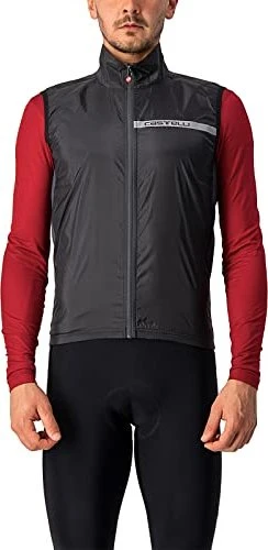 Castelli Squadra Stretch Fahrradweste light black/dark grey (Herren)