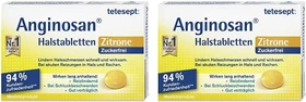 Tetesept Anginosan Halstabletten zuckerfrei Zitrone, 20 Stück