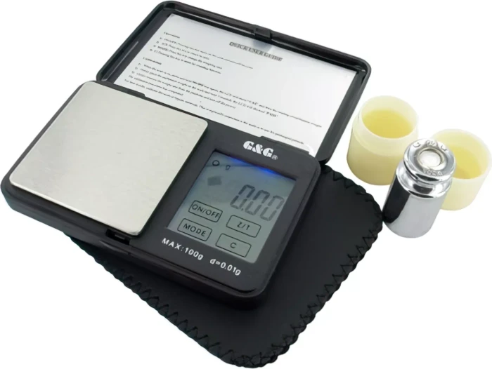 G&G TS100B, Taschenwaage, 100g, 0.01g