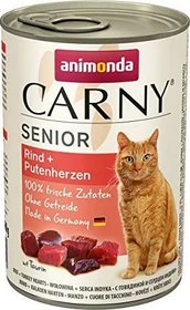 animonda Carny Senior Rind + Putenherzen, 400g