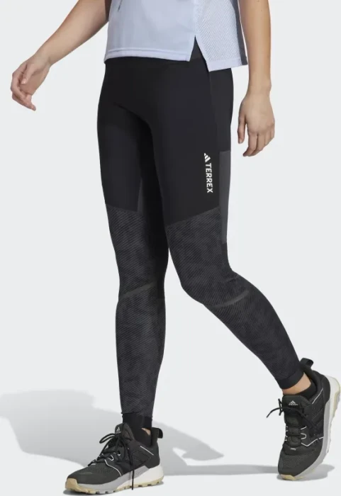 adidas Terrex Agravic Trail Running Leggings Laufhose lang carbon (Damen)