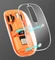 Manhattan Transparent Rechargeable Wireless Mouse, transparent/orange, USB Vorschaubild