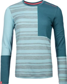 Ortovox 185 Rock'N'Wool Funktionsshirt langarm ice waterfall (Damen)
