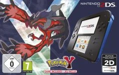 Nintendo 2DS Pokémon Y Bundle schwarz/blau