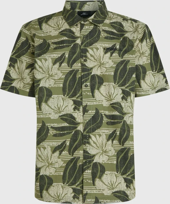 O'Neill Print Hemd kurzarm green dusty flower (Herren)