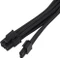 SilverStone PP07E Serie P07E-PCIB, 6/8-Pin PCIe Verlängerungskabel, 300mm, sleeved schwarz Vorschaubild