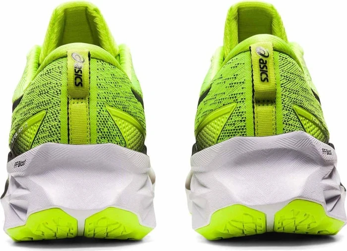 Asics Novablast 2 hazard green/carrier grey (Herren)