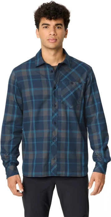 Vaude Neshan IV Hemd langarm caspian blue (Herren)