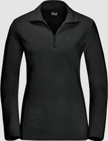 Jack Wolfskin Gecko Funktionsshirt langarm schwarz (Damen)