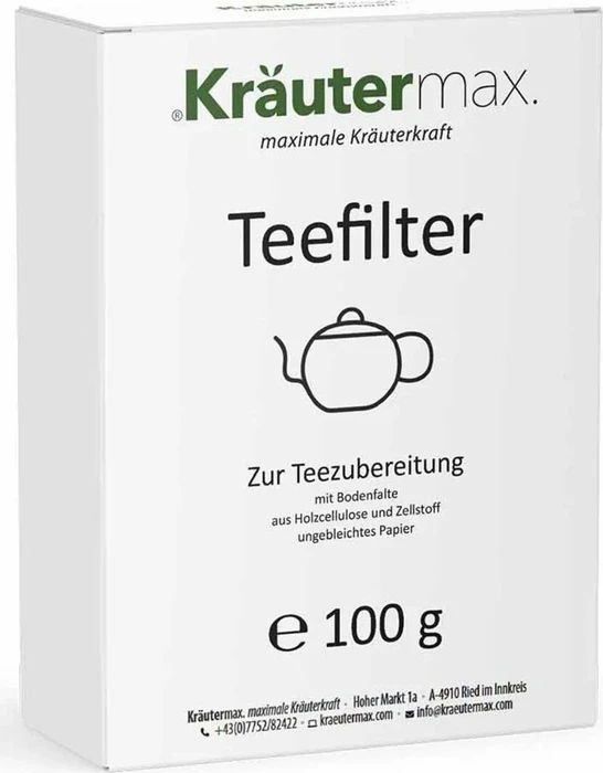 Kräutermax Teefilter, 100 Stück